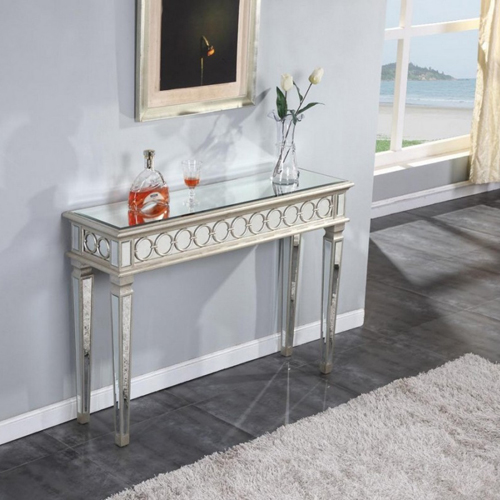 Mirrored Console Table, Decorative Mirrored Furniture